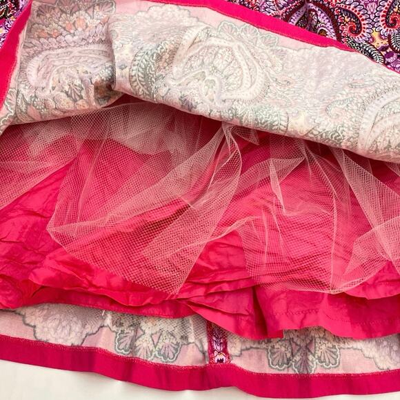 Pleated Multicolor Dress Sleeveless Summer Maggy London 6 Bright Floral Brunch - Picture 10 of 12